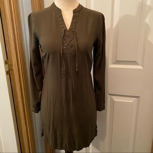 Banana Republic Olive Green Mini Dress Size 00
